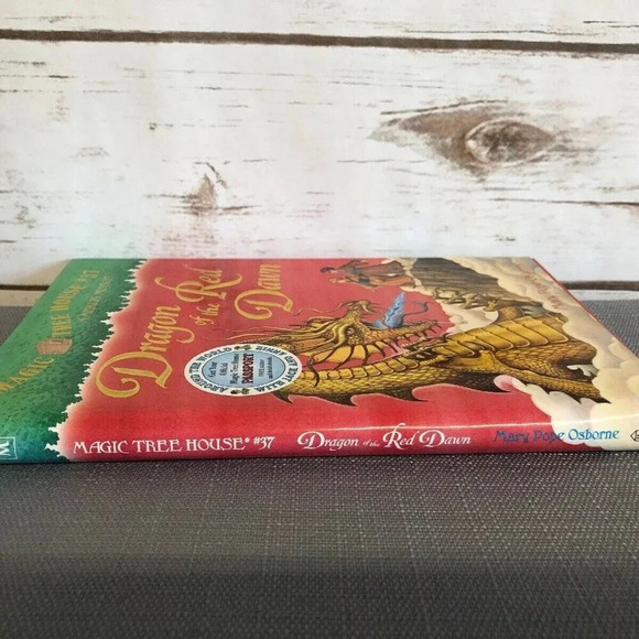 Dragon of the Red Dawn (Magic Tree House #37) by Mary Pope Osborne Hardcover - Picture 3 of 6